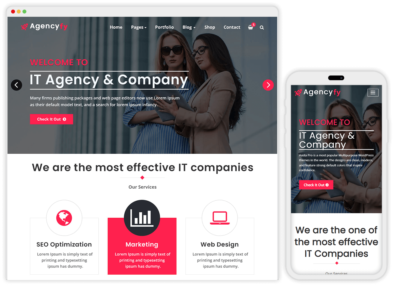 Digital Marketing and Agency WordPress Theme