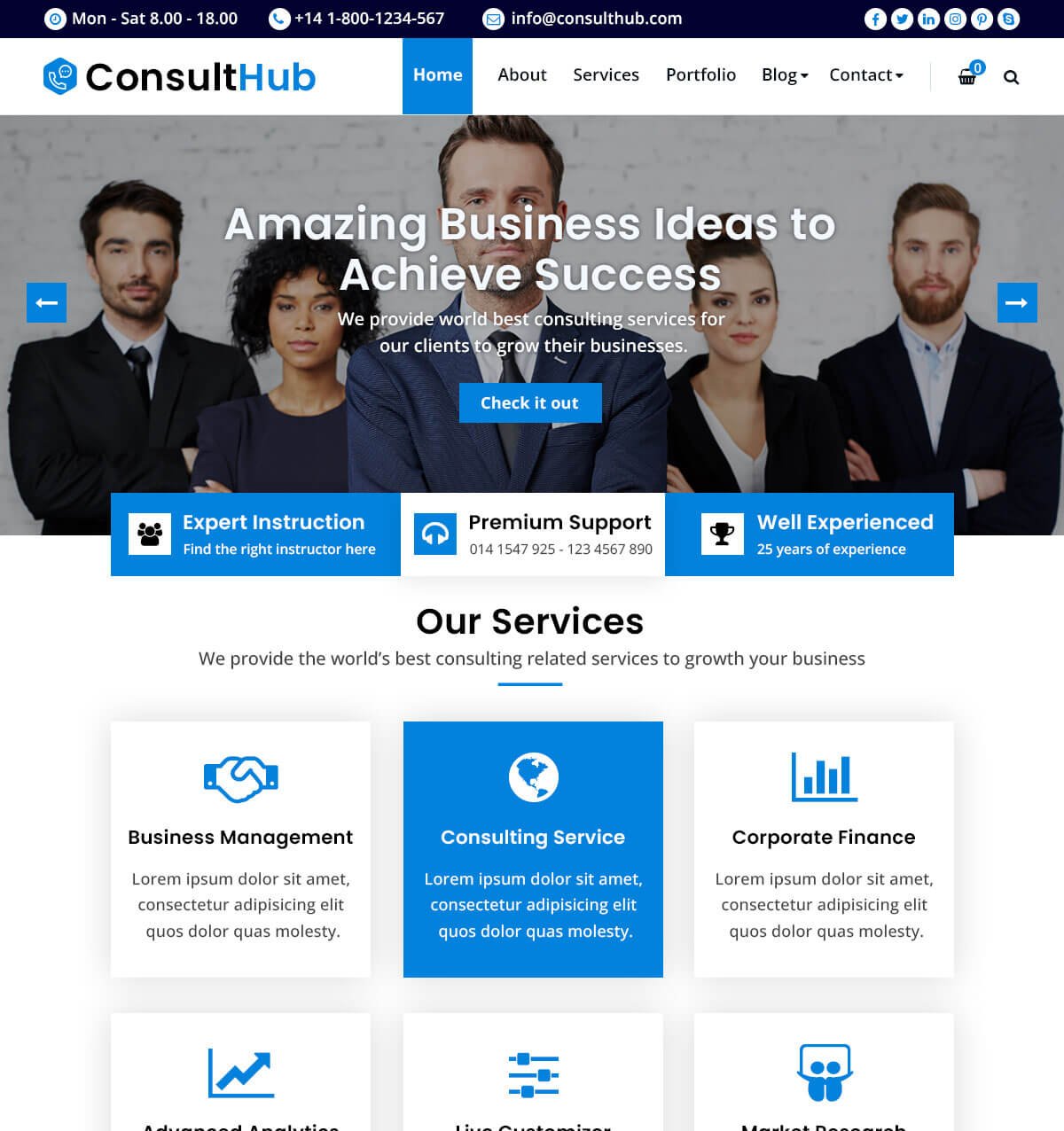 Best Business and Consulting Multipurpose WordPress Theme of 2024