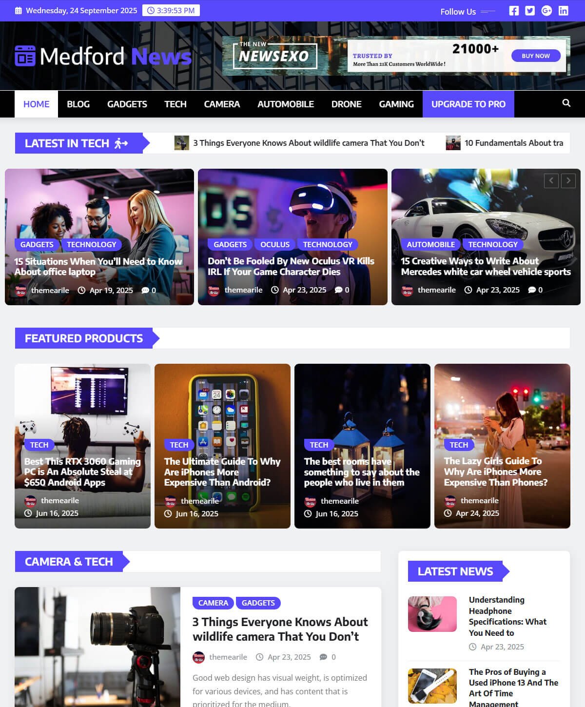 The News and Magazine WordPress Blog Theme