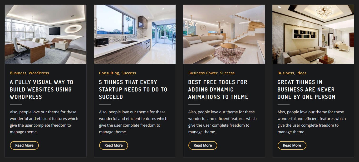 Beautiful Homepage News Area