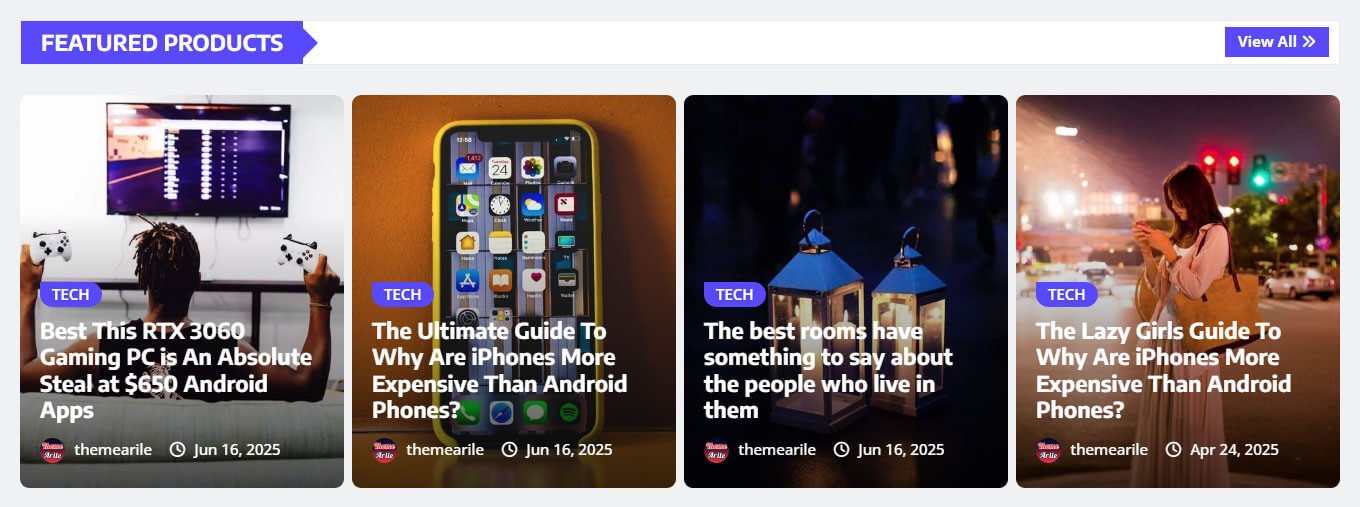 Beautiful Featured News Slider