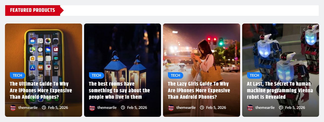 Beautiful Featured News Slider