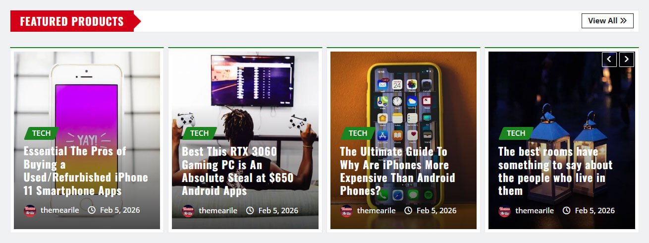 Beautiful Featured News Slider