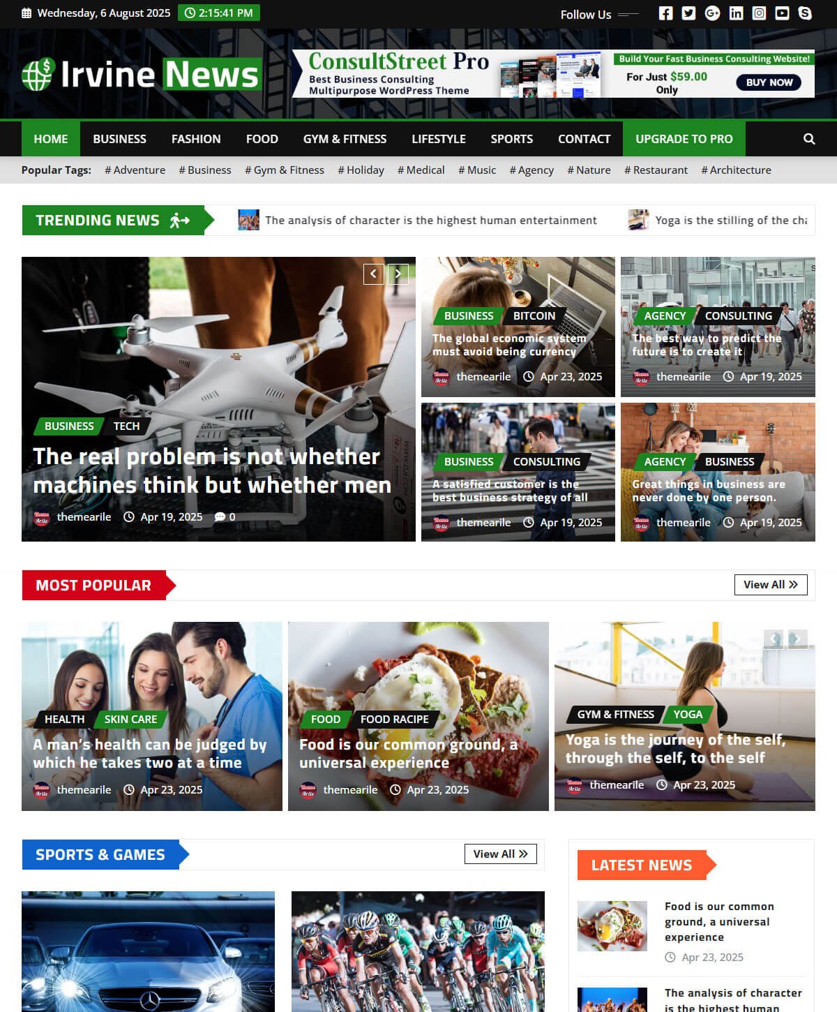 Homepage Nine