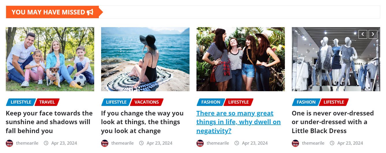 Awesome You May Have Missed / Sponsored News Area