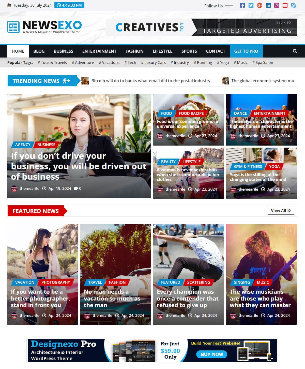 Homepage One