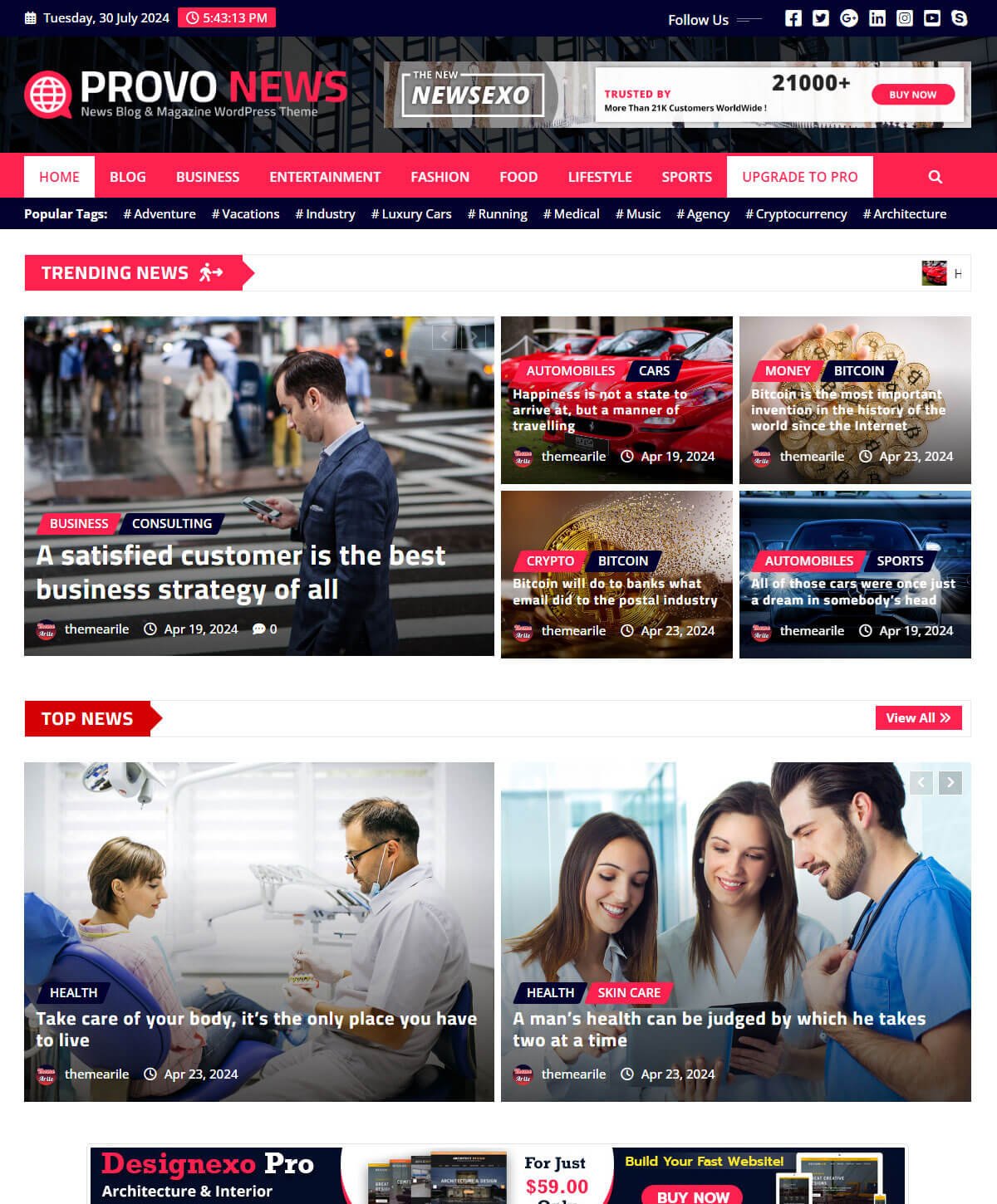 Homepage Five
