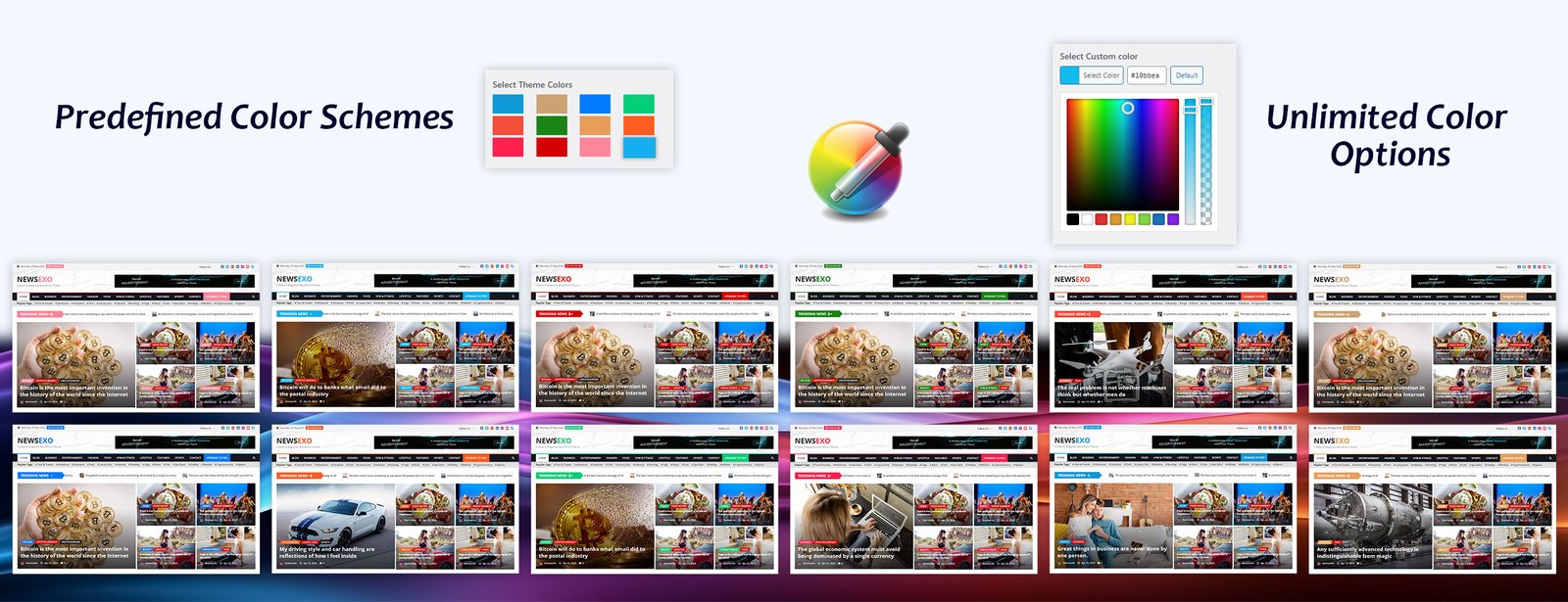 Unlimited Theme Color Schemes