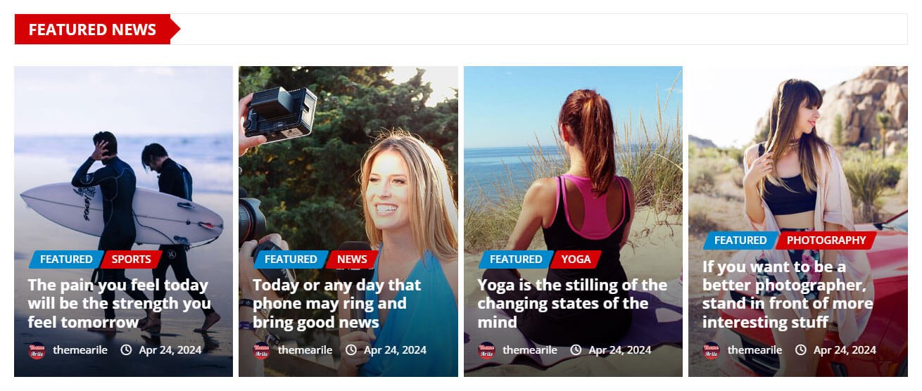 Beautiful Featured News Slider