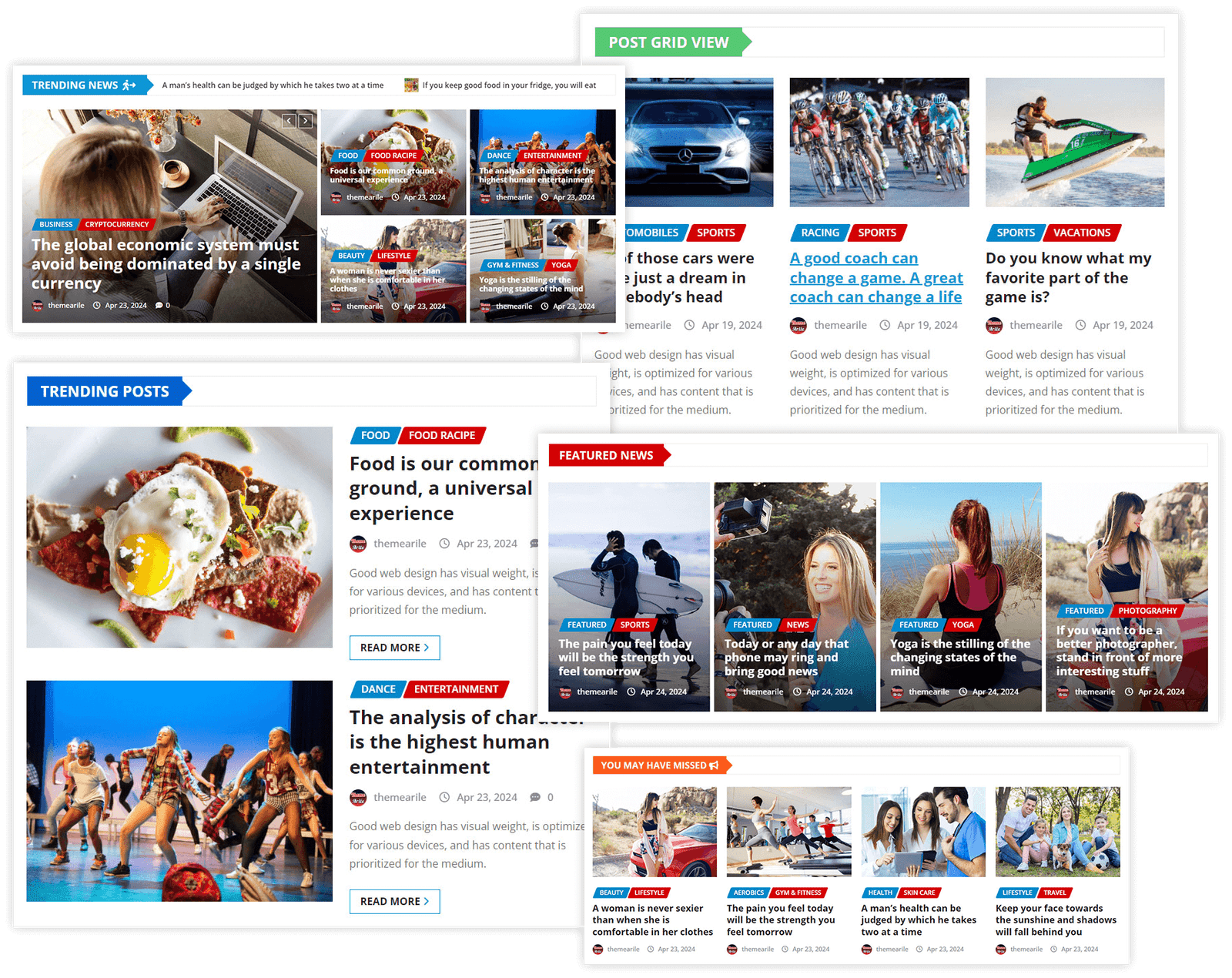 Posts Layout Styles