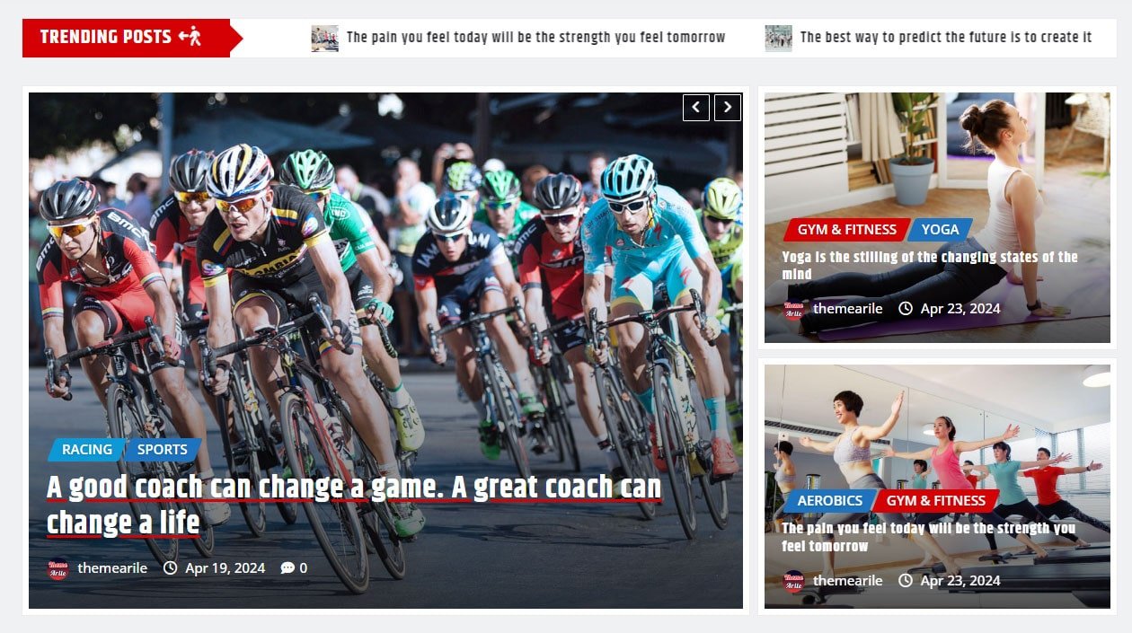 Scrollable Trending News With the Overlap News Slider