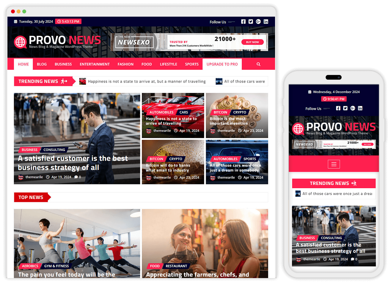 Provo News free News and Magazine WordPress Theme
