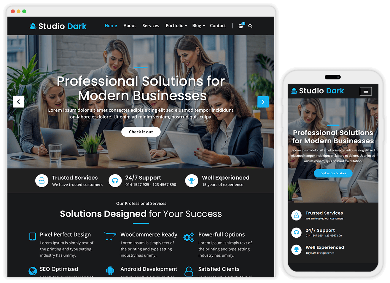Studio Dark Theme