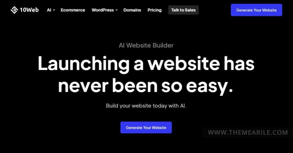 10Web AI Website Builder
