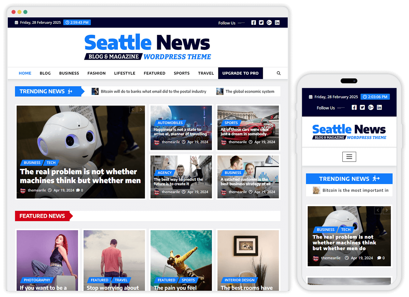 Seattle News - Blog and Magazine WordPress Theme