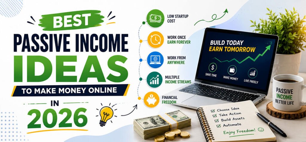 Best Passive Income Ideas to Make Money Online in 2026