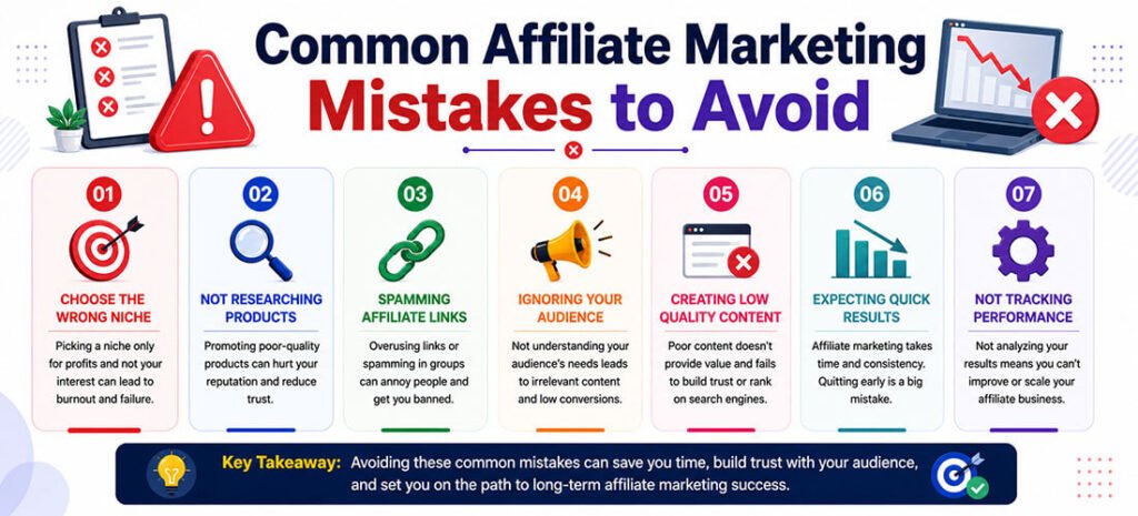 Common Affiliate Marketing Mistakes to Avoid