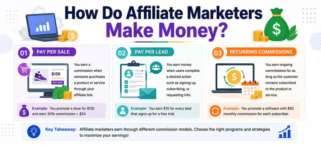 How Do Affiliate Marketers Make Money