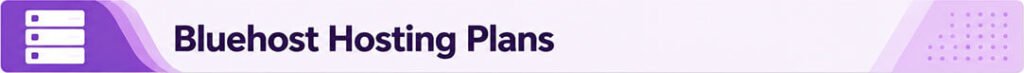 Bluehost Hosting Plans