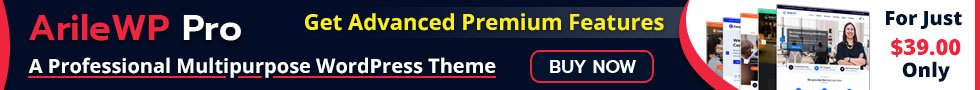 ArileWP Pro - A Professional Business Multipurpose WordPress Theme