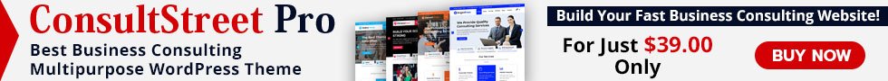 Consultstreet Pro - A Business Consulting Multipurpose WordPress Theme