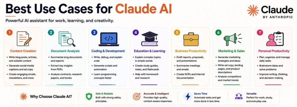 Best Use Cases for Claude AI