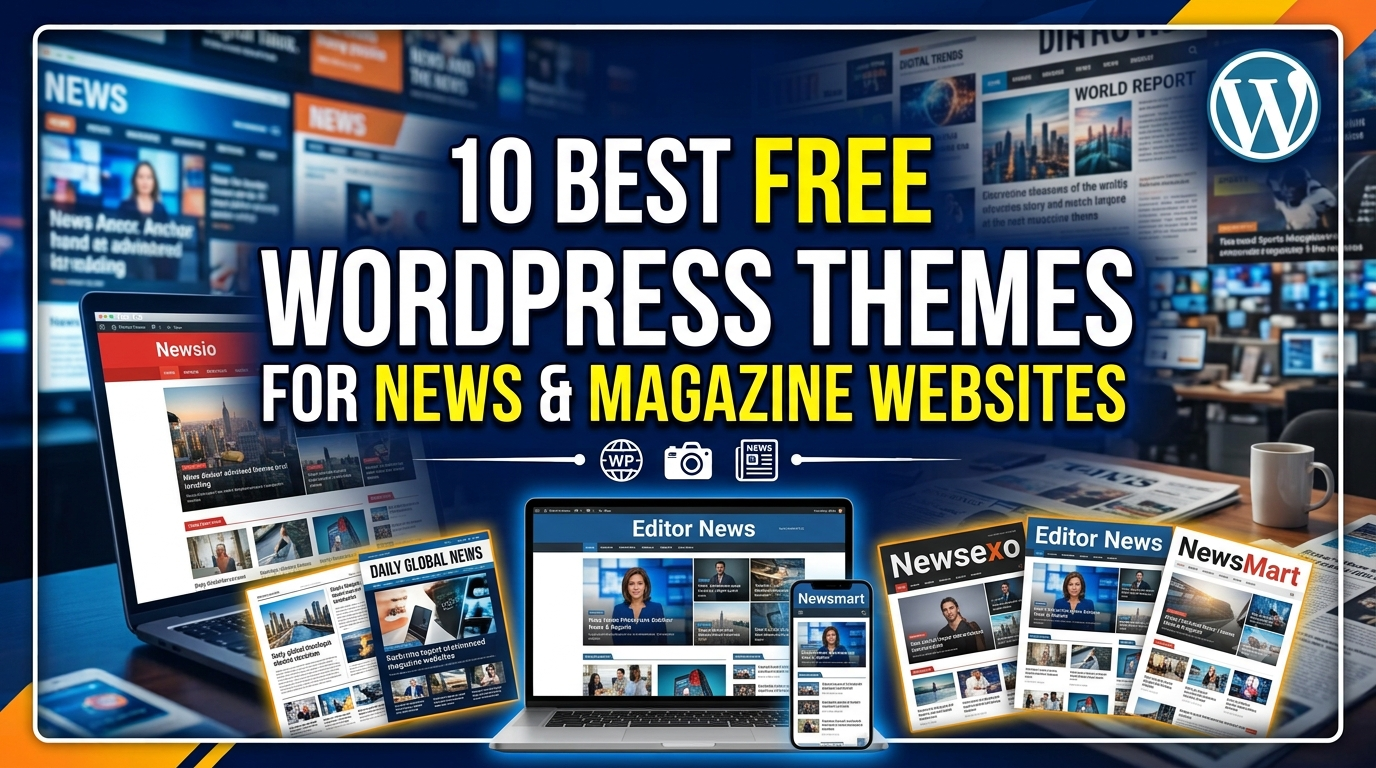 10 Best Free WordPress Themes for News & Magazine Websites