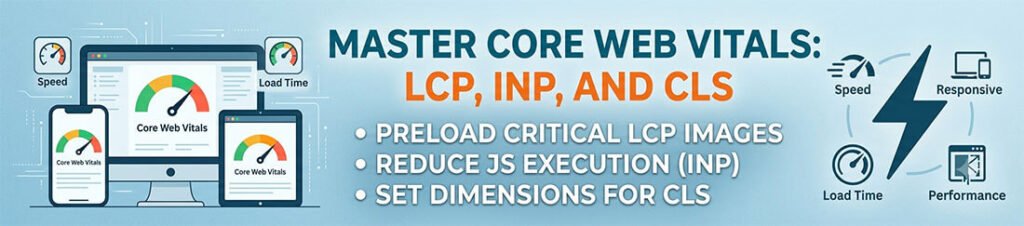 Master Core Web Vitals: LCP, INP, and CLS
