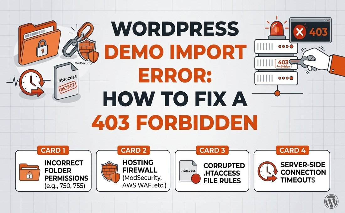 WordPress Demo Import Error: How to Fix a 403 Forbidden